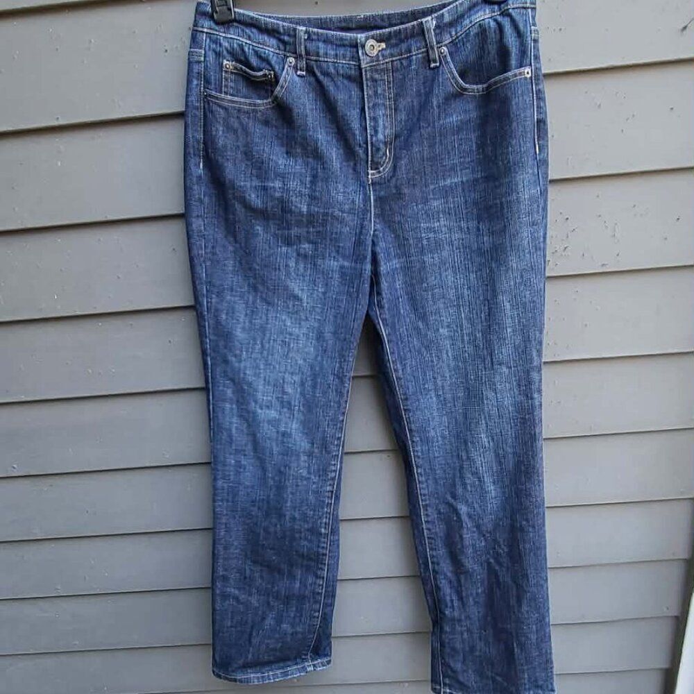 Talbots Petites Jeans with Bling on back Pockets size 10P
